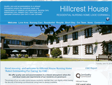 Tablet Screenshot of hillcrestlooe.co.uk